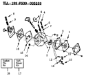 Page A Diagram and Parts List for GTI17C  Weed Eater Trimmer
